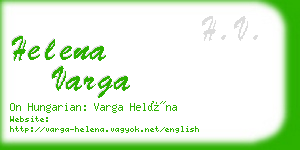 helena varga business card